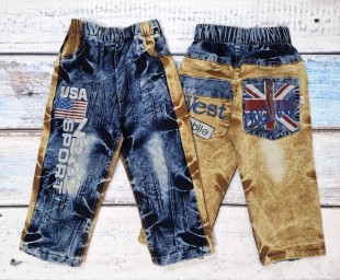 джинсовые бриджи ― Детская одежда оптом в Новосибирске - компания BabySmail