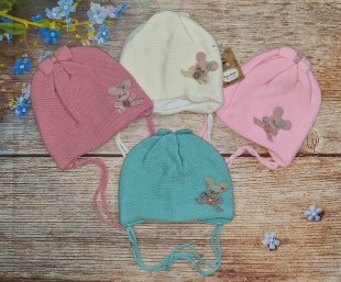 шапочка вязаная ― Детская одежда оптом в Новосибирске - компания BabySmail