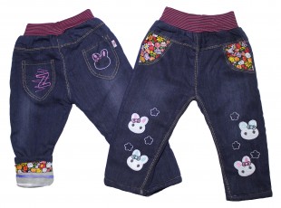 Джинсы на синтепоне  ― Детская одежда оптом в Новосибирске - компания BabySmail